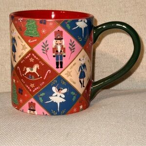 Festive Nutcracker Mug - Red and Green